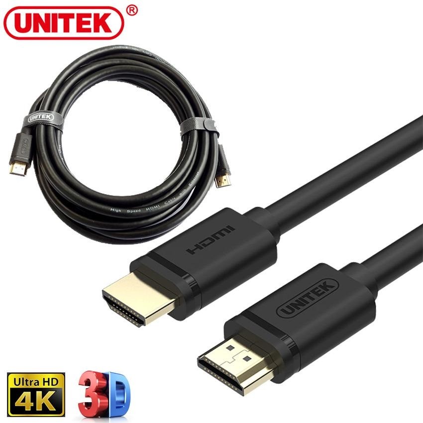 Cáp hdmi 4k ultra hd 3d 3 mét unitek y-c139m