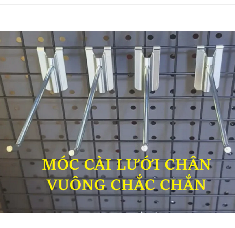 [HCM]Combo 10 Móc Lưới Dày Siêu Thị Đủ Size Chắc Chắn, Móc Chịu Lực Tốt