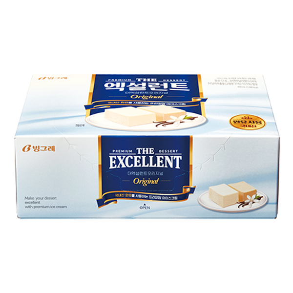 (GIAO HỎA TỐC HCM) Kem viên Hàn Quốc Binggrae The Excellent Original (800ML)