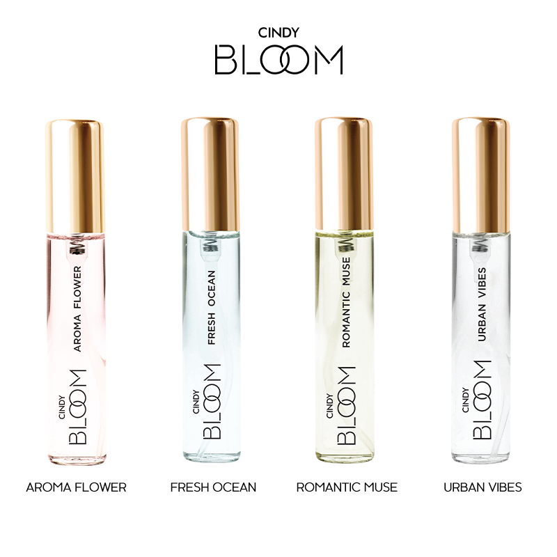 Combo 4 chai nước hoa nữ Cindy Bloom 10ml/chai chính hãng
