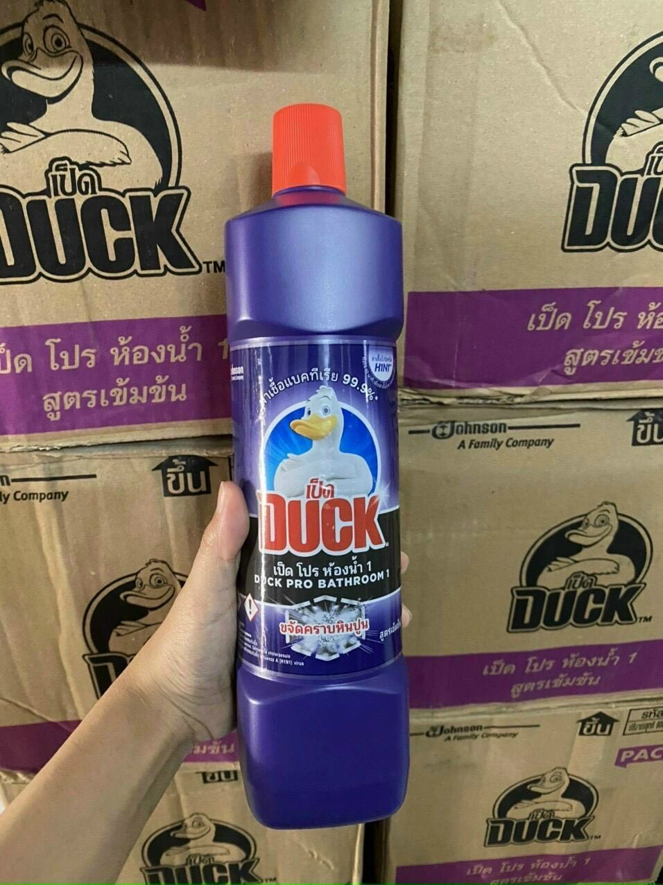 Combo 1 được 3 Nước tẩy vệ sinh Duck tẩy con vịt 900ml chính hãng Thái lan