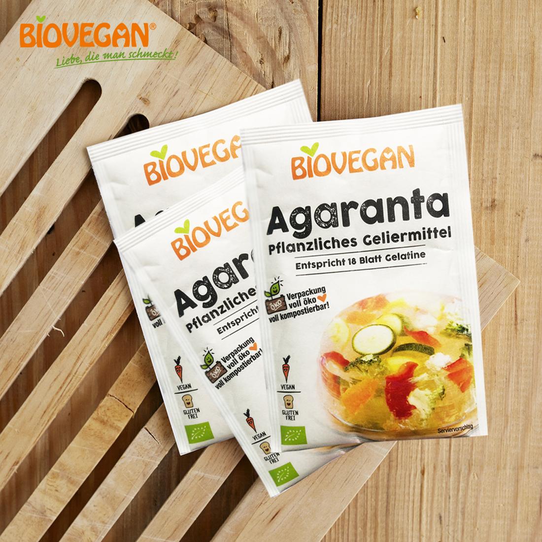 Bột gelatin thực vật hữu cơ - Biovegan - 18g