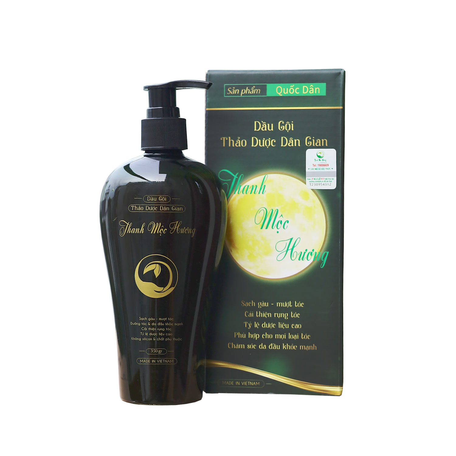[HCM]Dầu gội thảo dược dân gian Thanh Mộc Hương không slicon mẫu mới 350ml