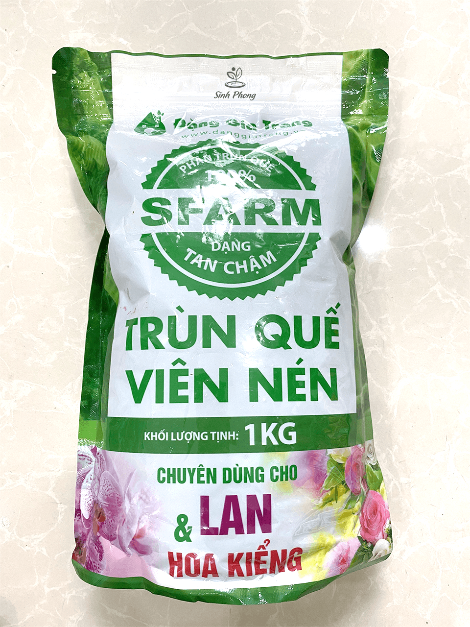 [HCM]Phân trùng quế Sfarm viên nén 1kg siêu mạnh tác dụng kéo dài