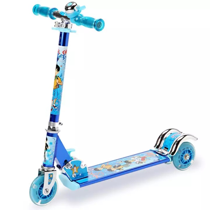 [HCM]Xe Trượt Scooter 3 Bánh Phát Sáng Có Chuông Cho Bé