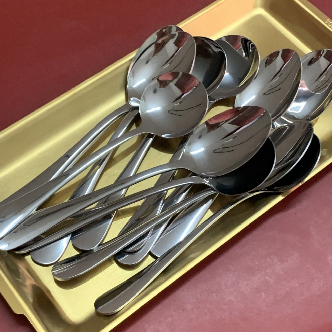 Combo gía rẻ 10 thìa inox ,thép không rỉ dày bóng đẹp size lớn ăn cơm cháo phở...