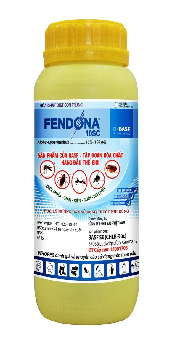 THUỐC DIỆT CÔN TRÙNG, DIỆT MUỖI FENDONA 10SC (CHLB ĐỨC) CHAI 1 LÍT