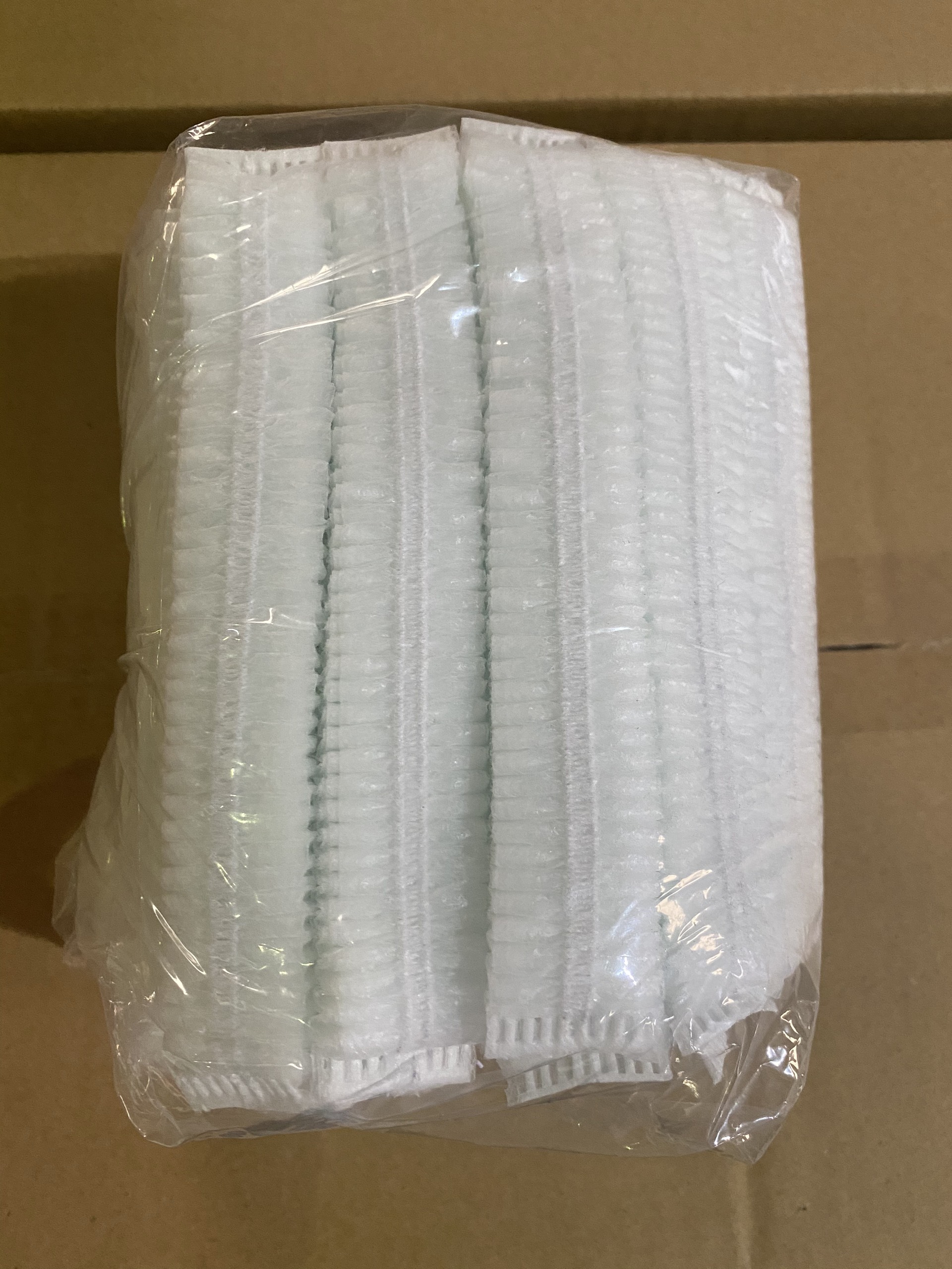 Bọc tóc con sâu ( Nón giấy con sâu, nón trùm tóc, mũ phẫu thuật giấy y tế, trùm đầu, bao tóc) 50 cái/túi ( Màu xanh/trắng)