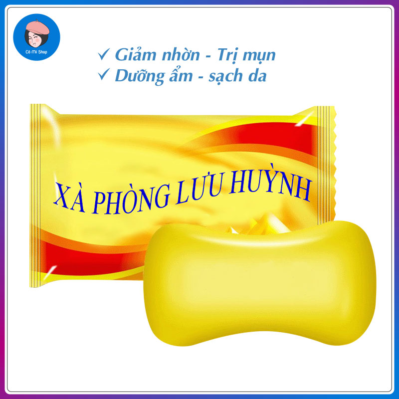 Xà phòng lưu huỳnh - giảm mụn và viêm da hiệu quả - Top 1 Thượng Hải - Cô Mi shop (trong 24h phát hàng)