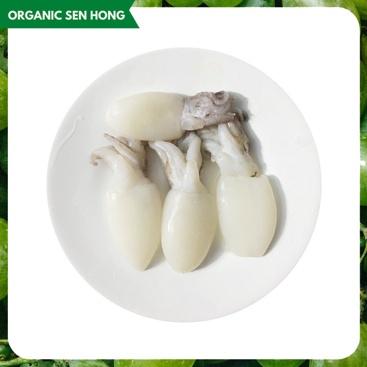 Mực nang nguyên con làm sạch size 20/40 500gr