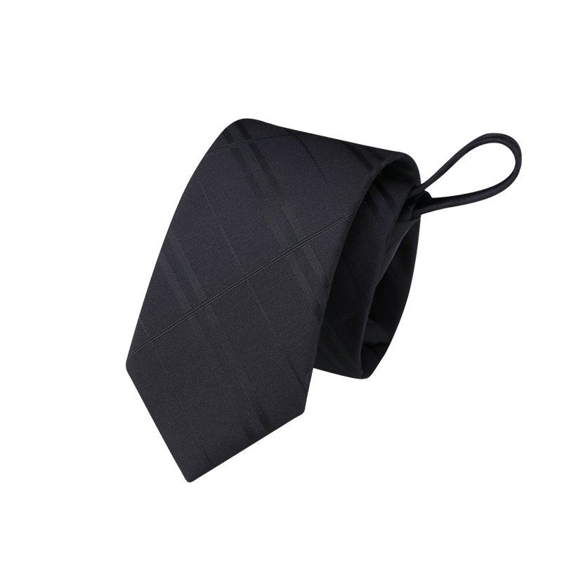 Cà vạt nam dây kéo thắt sẵn cao cấp bản hẹp 6cm, caravat phong cách Hàn Quốc
