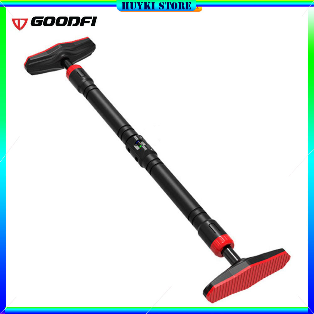 Xà đơn gắn cửa treo tường tại nhà treo tường thế hệ mới 4.0 HUYKI HK6 bằng thép chịu lực có thước thăng bằng, độ bám dính cao hơn, giúp cải thiện cơ bắp, tăng chiều cao cho trẻ