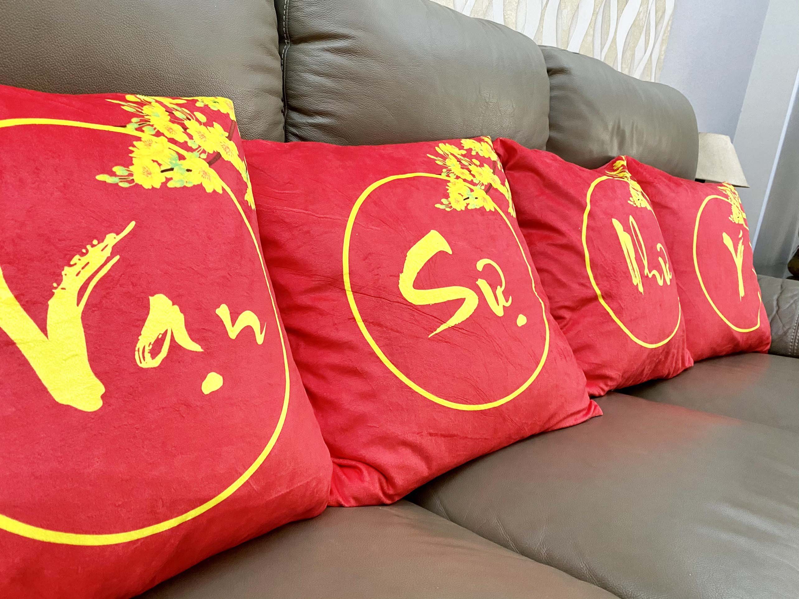 Set 4 vỏ gối vạn sự như ý 45-45cm