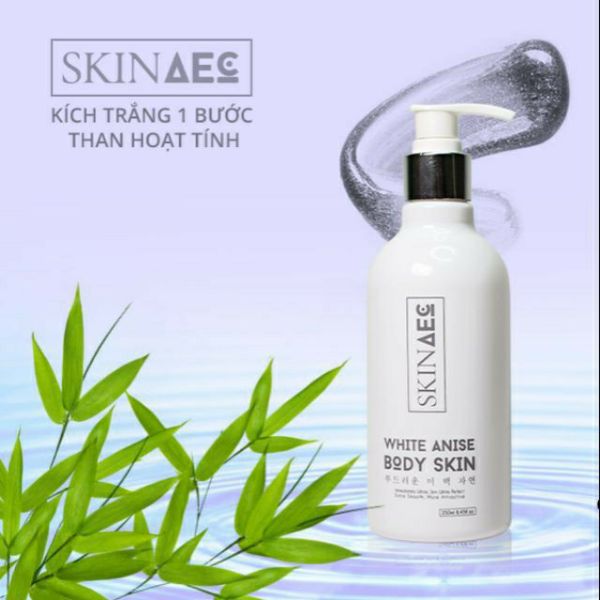 Kem ủ trắng toàn thân Than Hoạt Tính SKIN AEC WHITE ANISE BODY SKI - 678