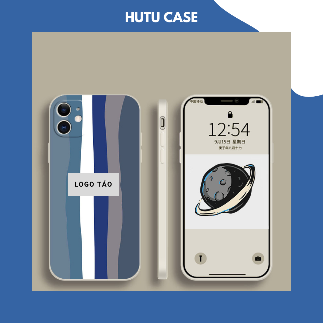 Ốp lưng iphone họa tiết cầu vòng hàn quốc đơn giản dễ thương 7plus/8plus/x/xs/xs max/11/11pro max/12 pro/12pro max.
