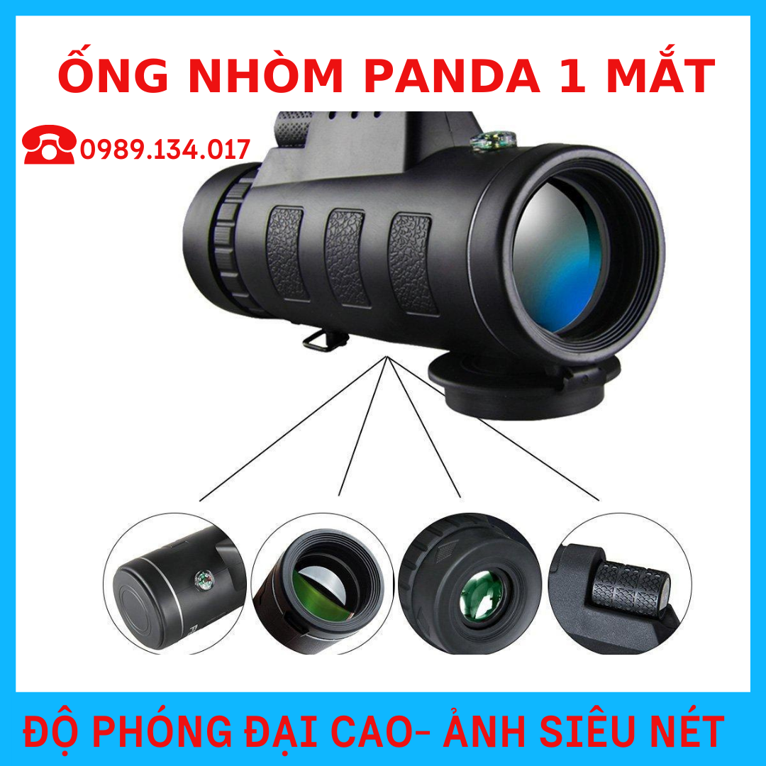 Ống Nhòm Một Mắt Cao Cấp PANDA/MONOCULAR( thương hiệu mới KAW 2000), Nhìn Siêu Xa, Siêu Nét, Thiết Kế Gọn Nhẹ, Bảo hành uy tín BỞI BLUECHIC SG