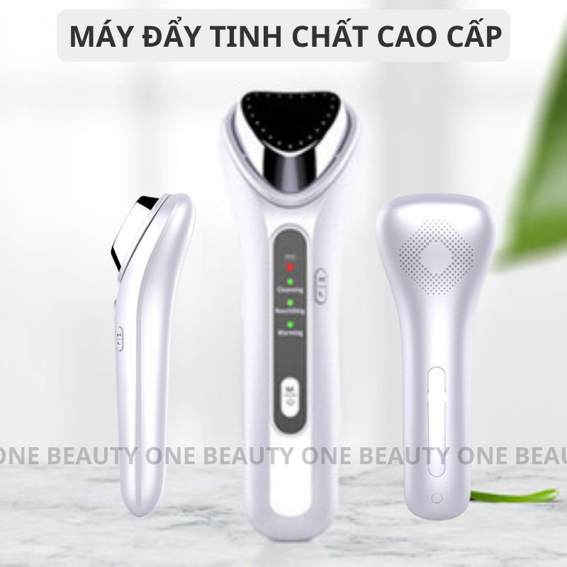 Máy điện di đẩy tinh chất mini cầm tay cao cấp ion nóng lạnh HEXAL, 3 chế độ 3 chức năng giúp massage làm sạch sâu da mặt và đẩy dưỡng chất thẩm thấu chuyên sâu