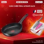 [SIÊU SALE HÈ 20H 4-7.5] Chảo chiên Tefal Ultimate 24cm