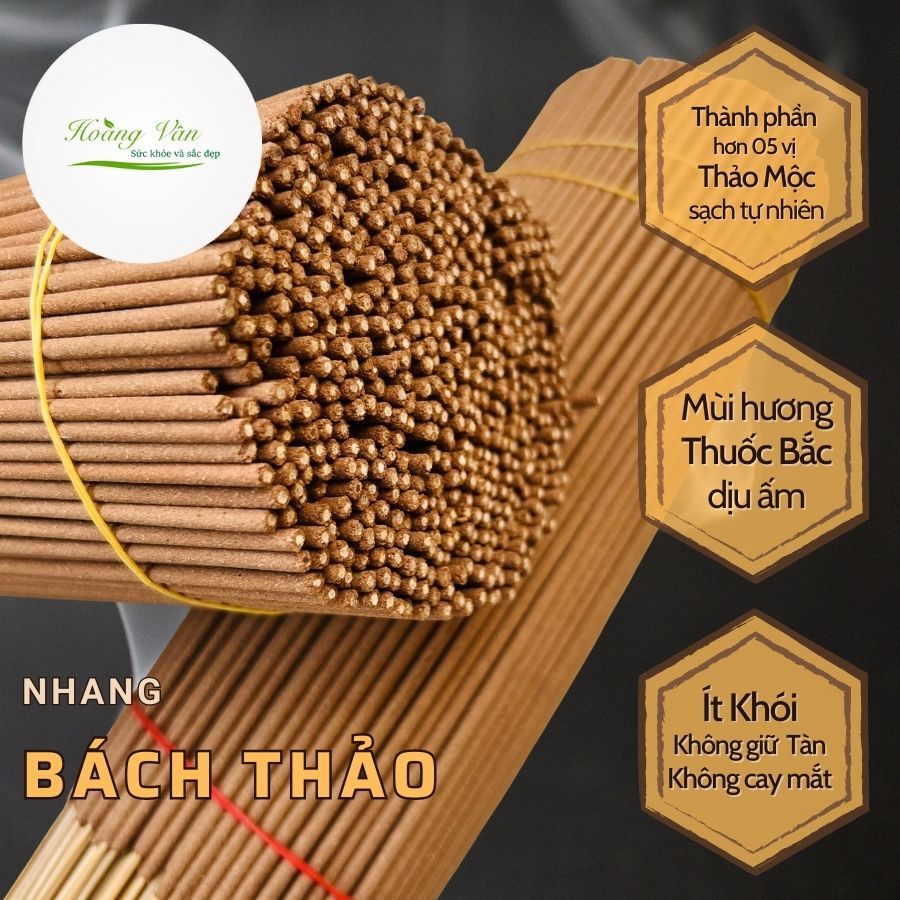 Nhang Bách Thảo hương thơm kết hợp từ các loại thảo mộc tự nhiên