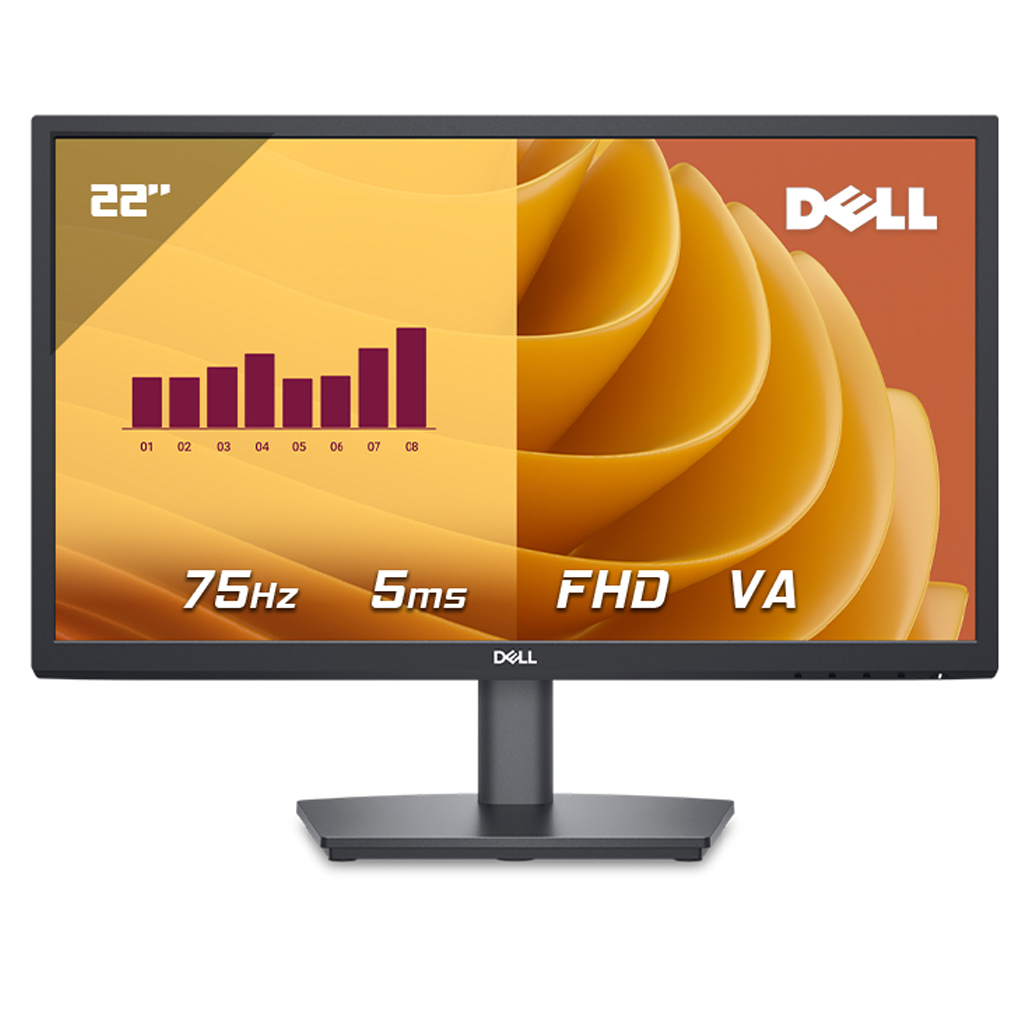 Màn hình Dell E2225HS (21.5Inch/ Full HD/ 5ms/ 75HZ/ 250cd/m2/ VA) Bh 36 Tháng