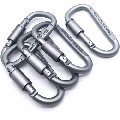 Móc khóa đa năng nhôm carabiner hình chữ D