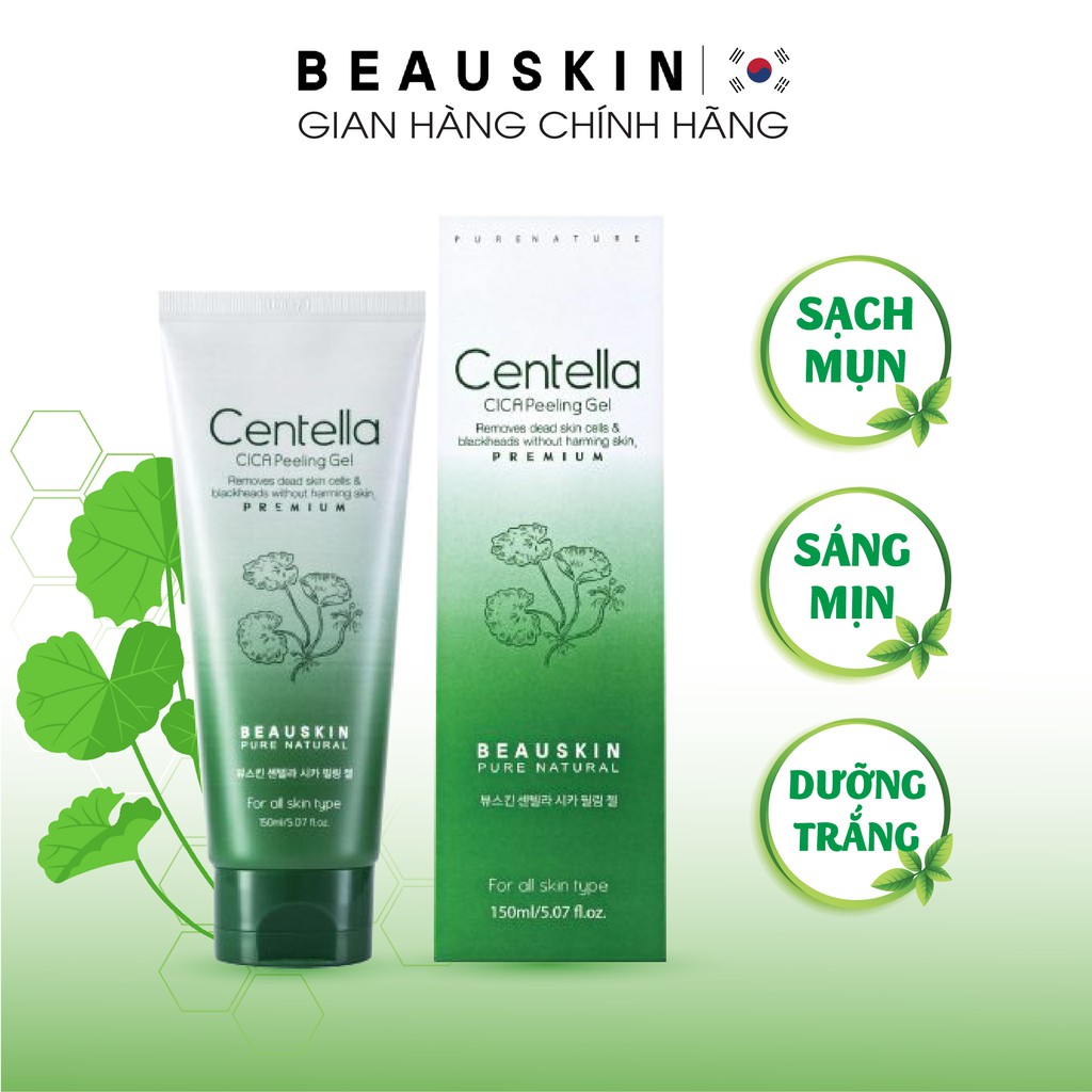 Tẩy Da Chết Tái tạo da và ngừa mụn da Beauskin Centella Cica Peelingel - Hàn Quốc Chính Hãng