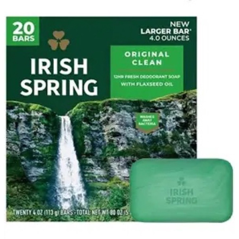 Xà bông cục Irish Spring mẫu mới