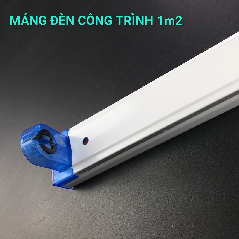 Máng đèn led tuýp 1m2 dùng cho bóng tuýp T8 cao cấp