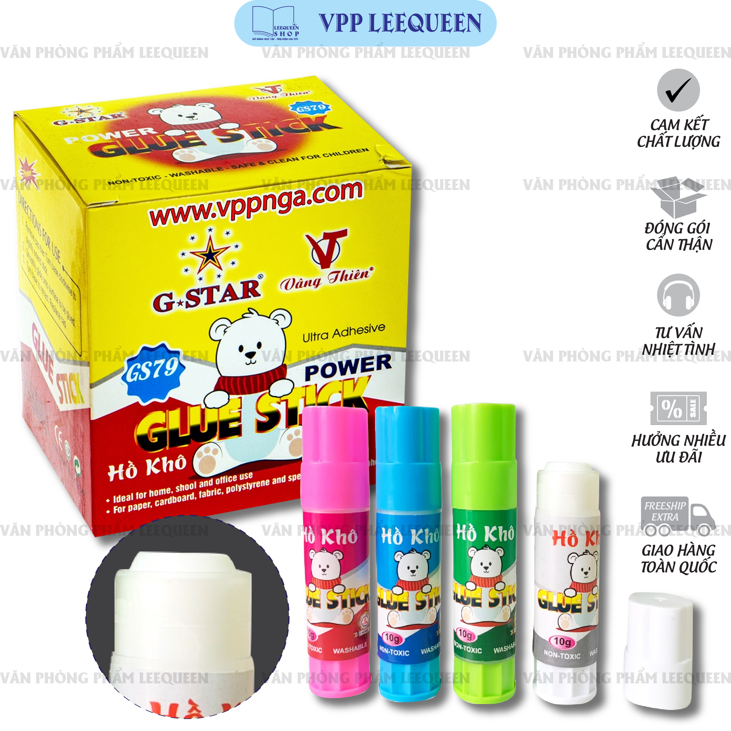 Hồ khô g*star gs-079 dán giấy hoạ tiết dễ thương