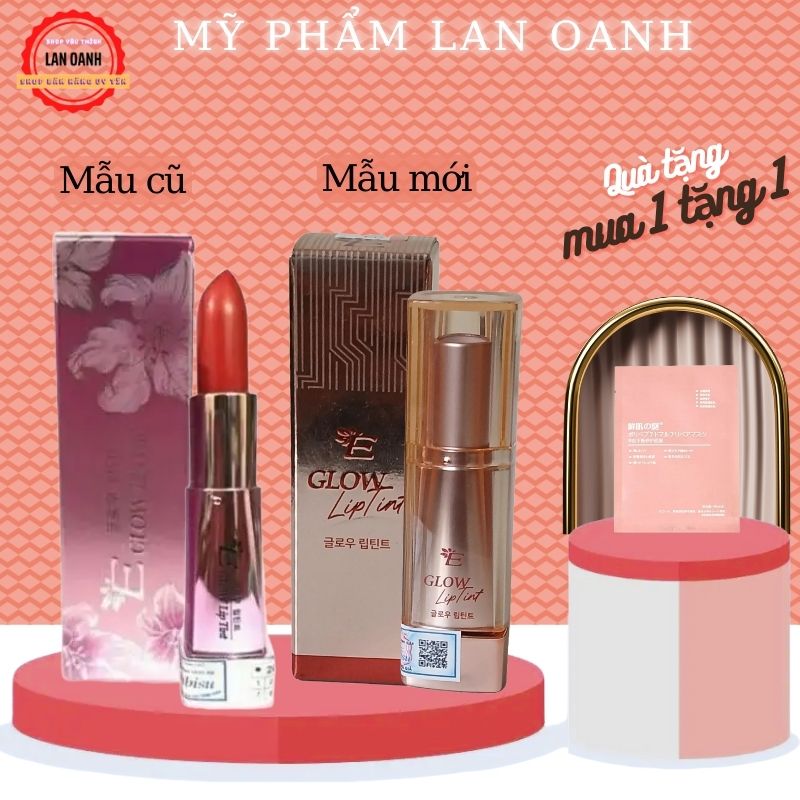 Son môi dưỡng ẩm không trôi Embisu Glow Lip Tint hàn quốc