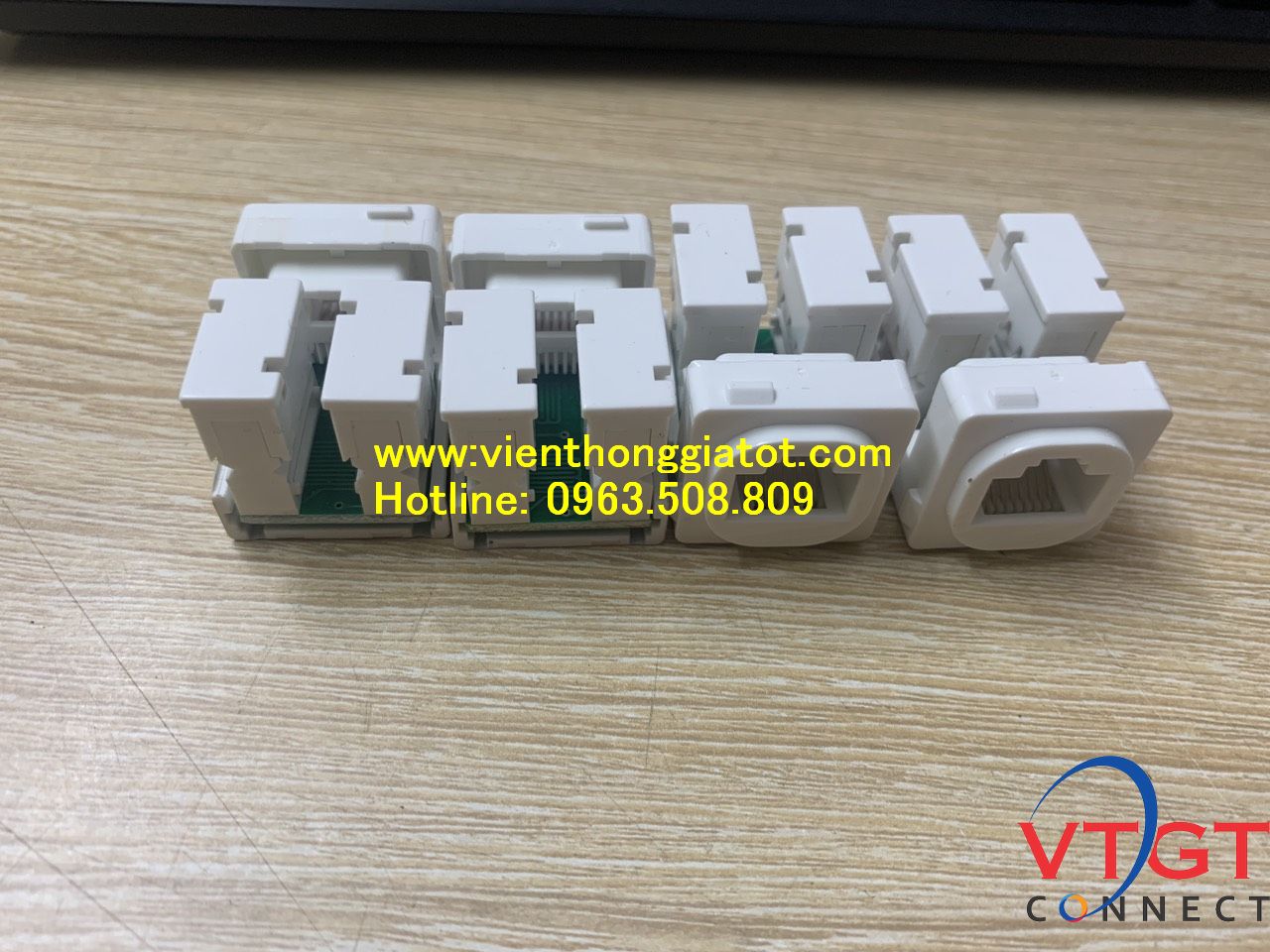 Nhân mạng âm tường sino cat6 rj45