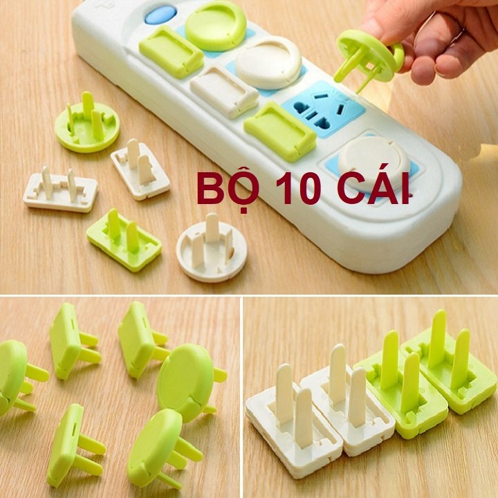 Bộ 10 nút bịt ổ điện - set 10 nút bịt ổ điện