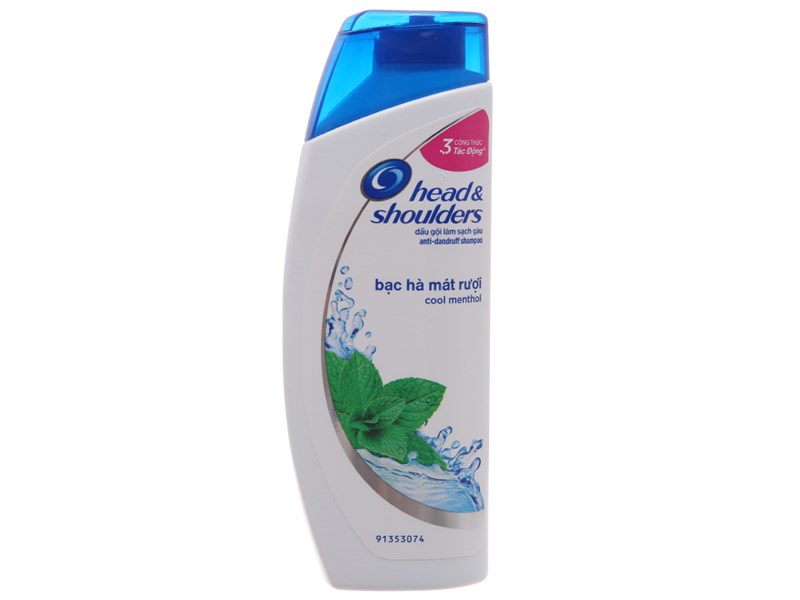 Dầu gội head & Shoulder hương bạc hà mát lạnh chai 170ml