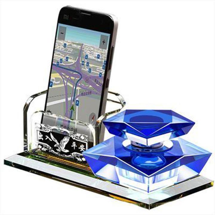 Bộ lọ nước hoa Pha Lê kiêm giá để điện thoại