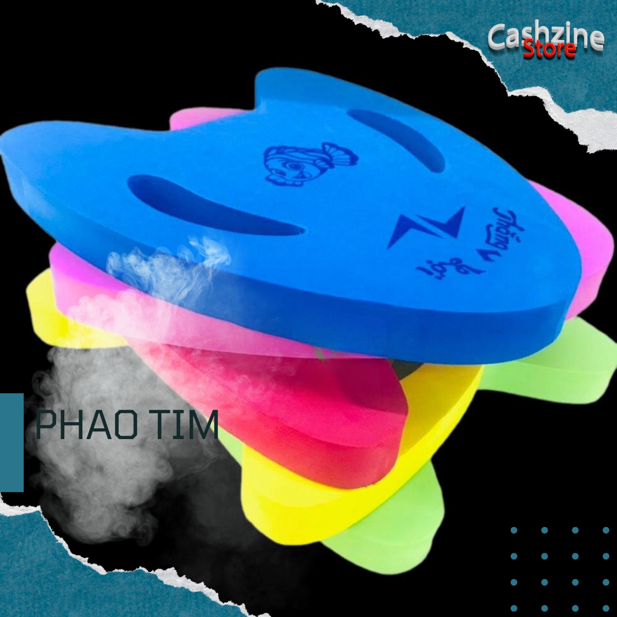 PHAO TIM TẬP BƠI CHO NGƯỜI LỚN VÀ TRẺ EM DẠNG 2 LỔ- HÀNG THẮNG LỢI - MÚT EPA CÓ ĐỘ NỔI CAO CHỐNG CONG VÊNH