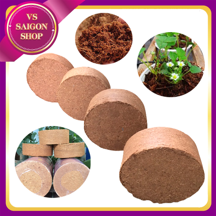 BÁNH XƠ DỪA: GIÁ THỂ SẠCH TRỒNG RAU, CÂY ĂN TRÁI, ƯƠM MẦM