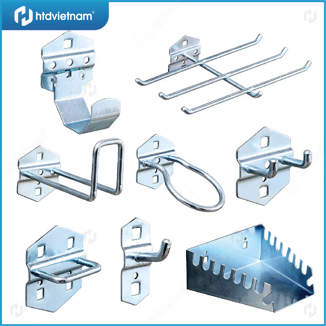 Móc treo dụng cụ cơ khí, móc treo đồ nghề sửa xe, dụng cụ cầm tay xắp xếp không gian gọn gàng