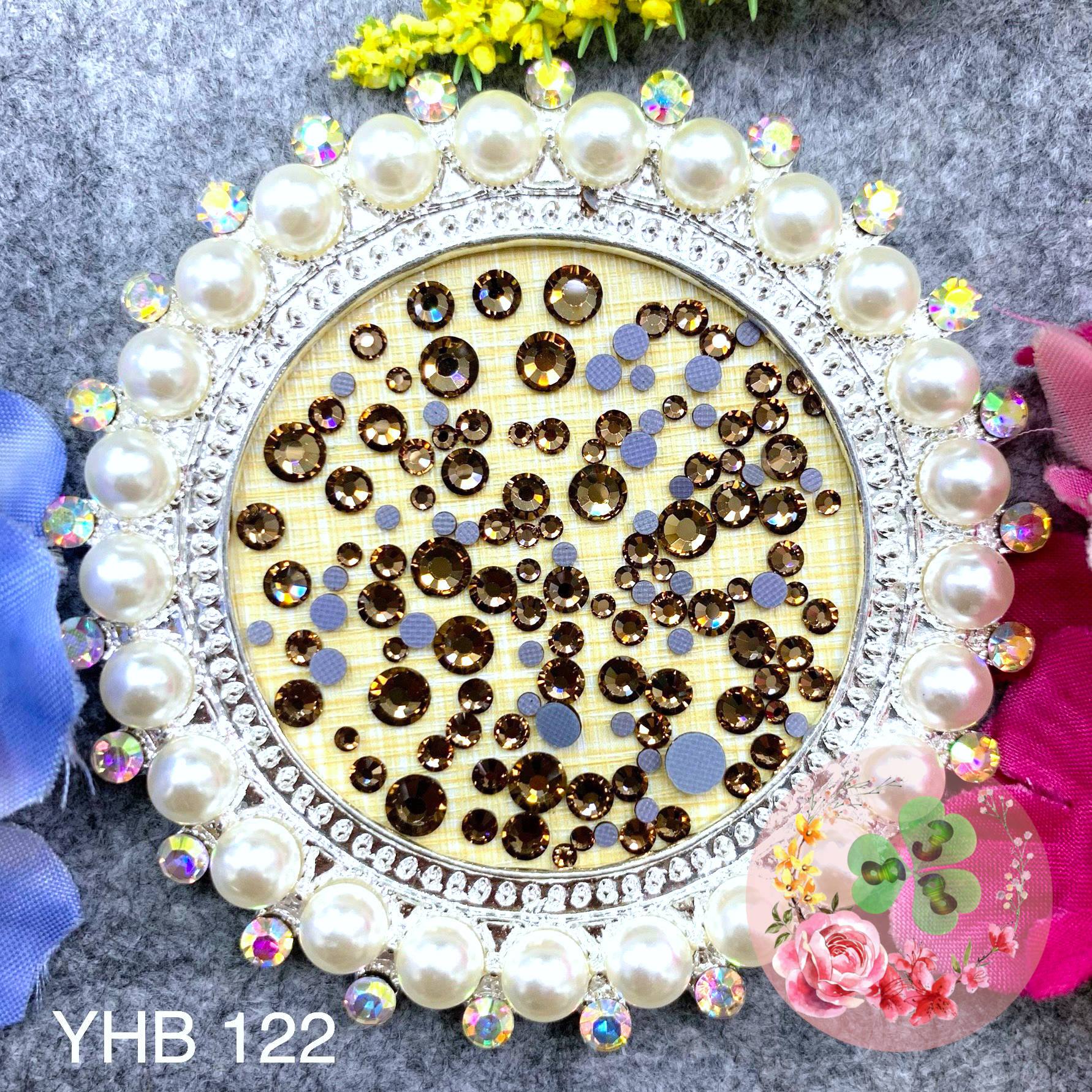 Yhb 122. đá yhb đính trang trí móng siêu lấp lánh " màu smoked topaz". hàng chuẩn.