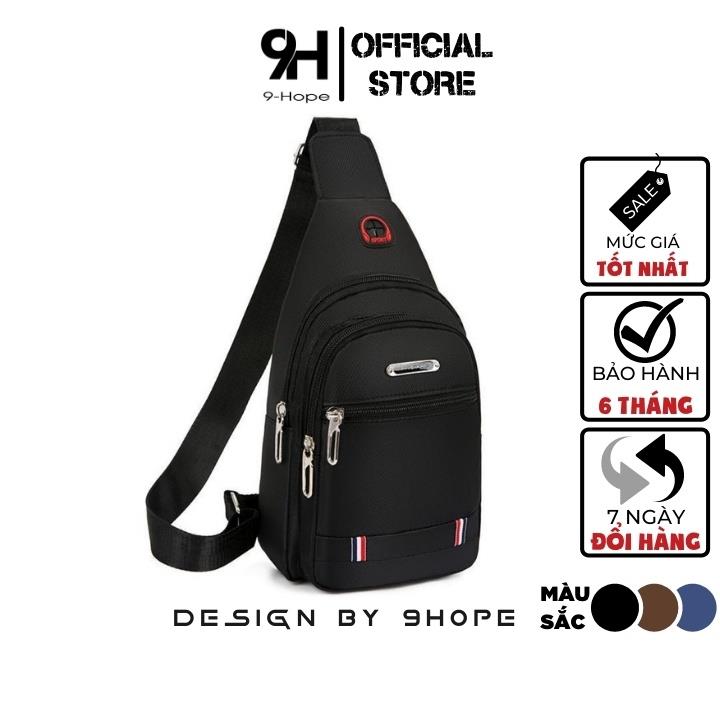 ❂▫  Túi đeo chéo nam vải canvas chống nước 3 ngăn phong cách Hàn Quốc - Túi chéo nam TC78