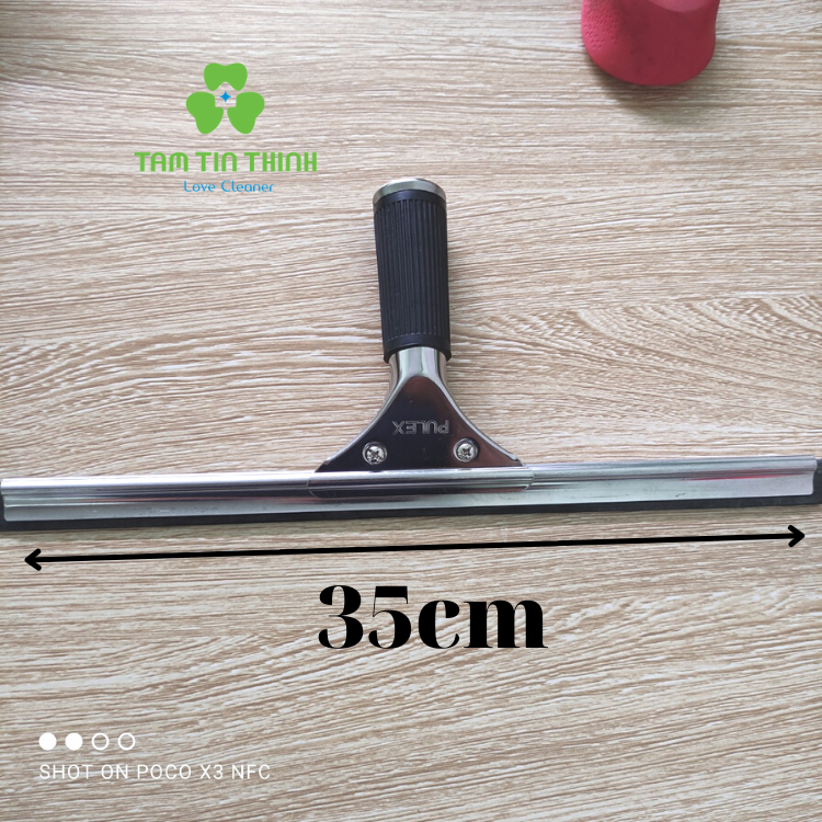 Gạt kính Inox Pulex 35cm gạt kính công nghiệp cứng cáp bền bỉ Made in Italy