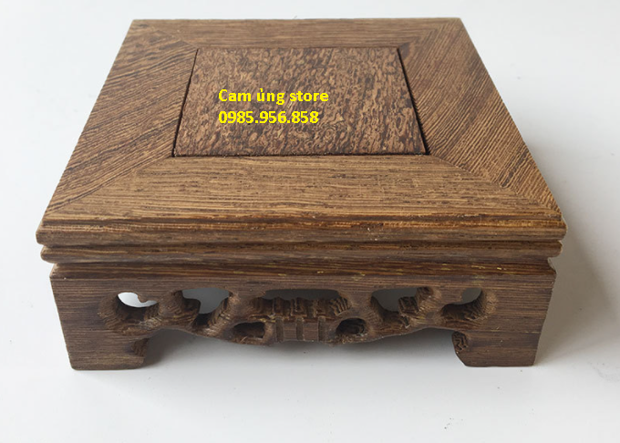 Đế gỗ hình vuông kê tượng, chậu cây, các vật phẩm trang trí- Đôn kệ hình vuông giá siêu tốt