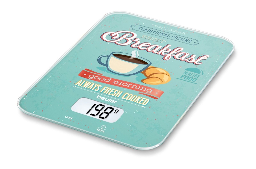 Cân nhà bếp điện tử beurer ks19 – breakfast - hàng chính hãng