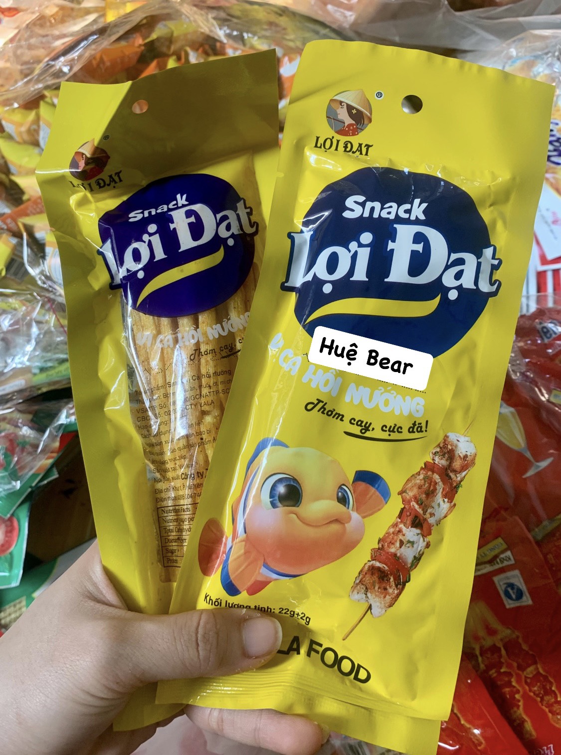 Bịch 30goi snack vị cá hồi nướng