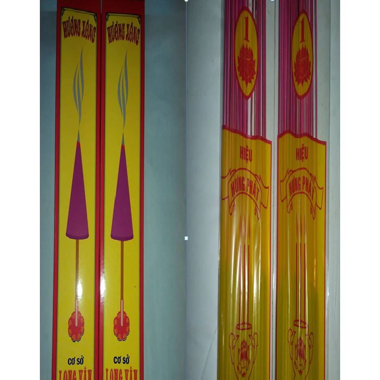 Combo 2 hộp nhang xông phong thủy và nhang thơm cuốn tàn