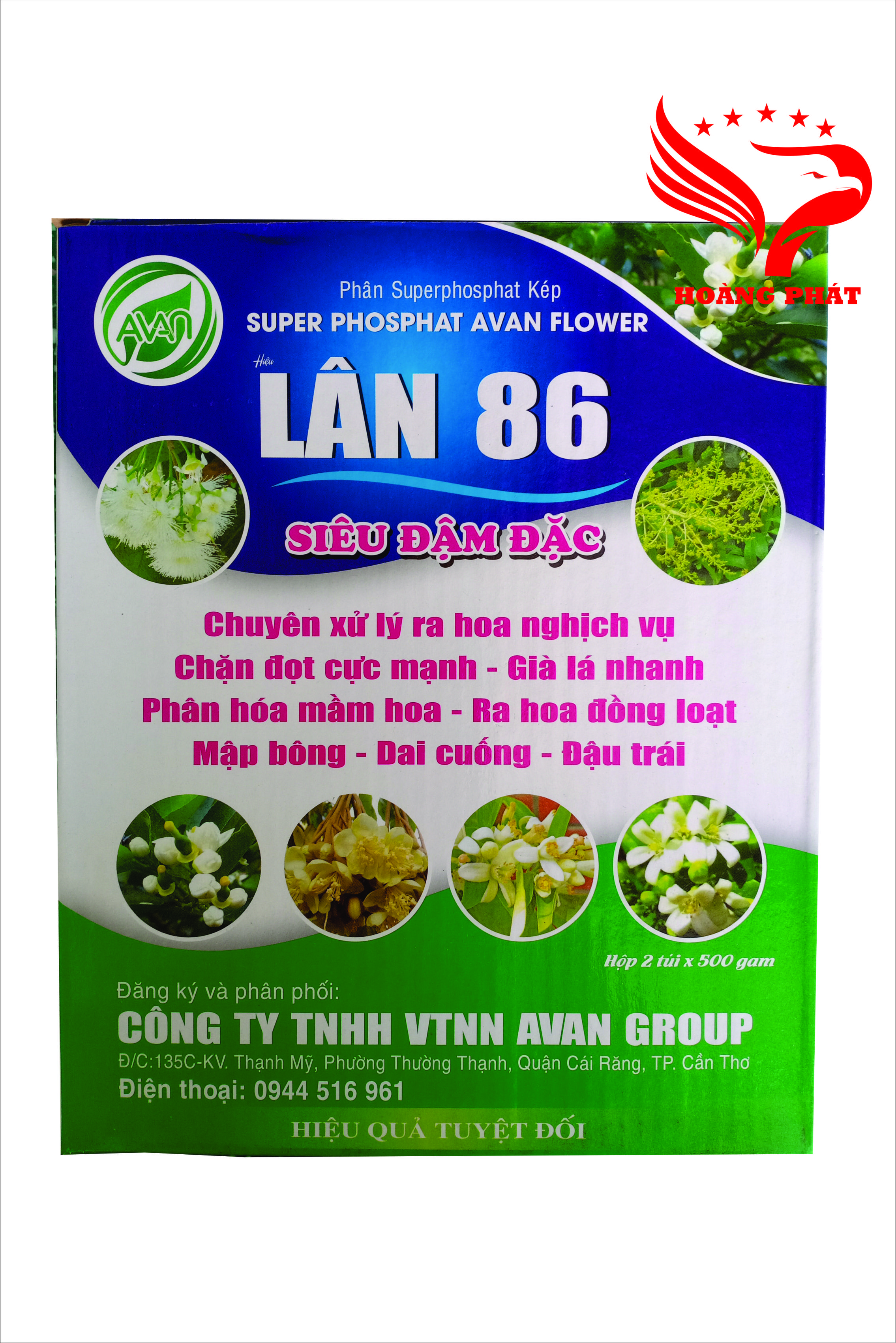 Lân 86 1kg - chặn đọt cực mạnh - già lá nhanh - phân hóa mầm hoa