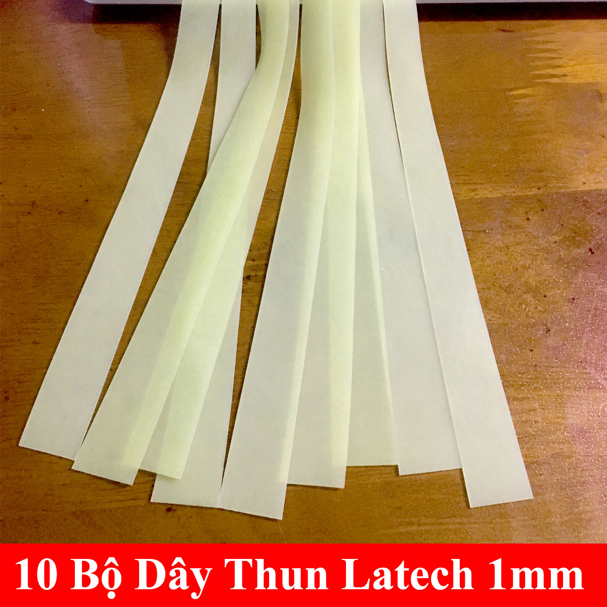 Combo 10 dây thun cao su latech dày 1mm dùng trong thế thao