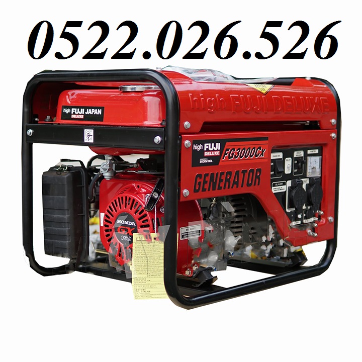 Máy Phát Điện Chạy Xăng Fuji Deluxe 2KVA FG3000CX
