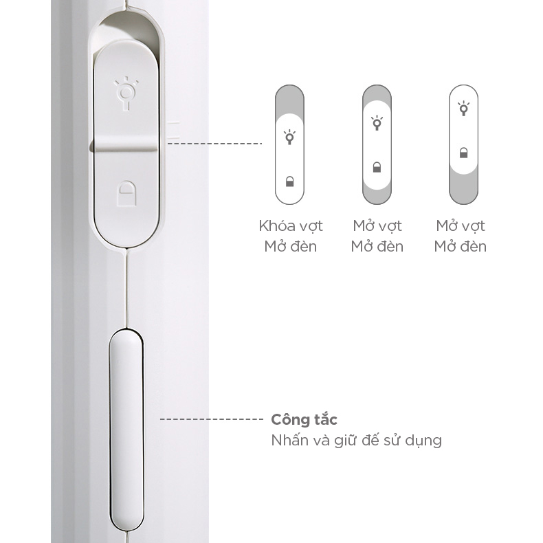 Vợt điện bắt muỗi cao cấp fasola fsldz-262
