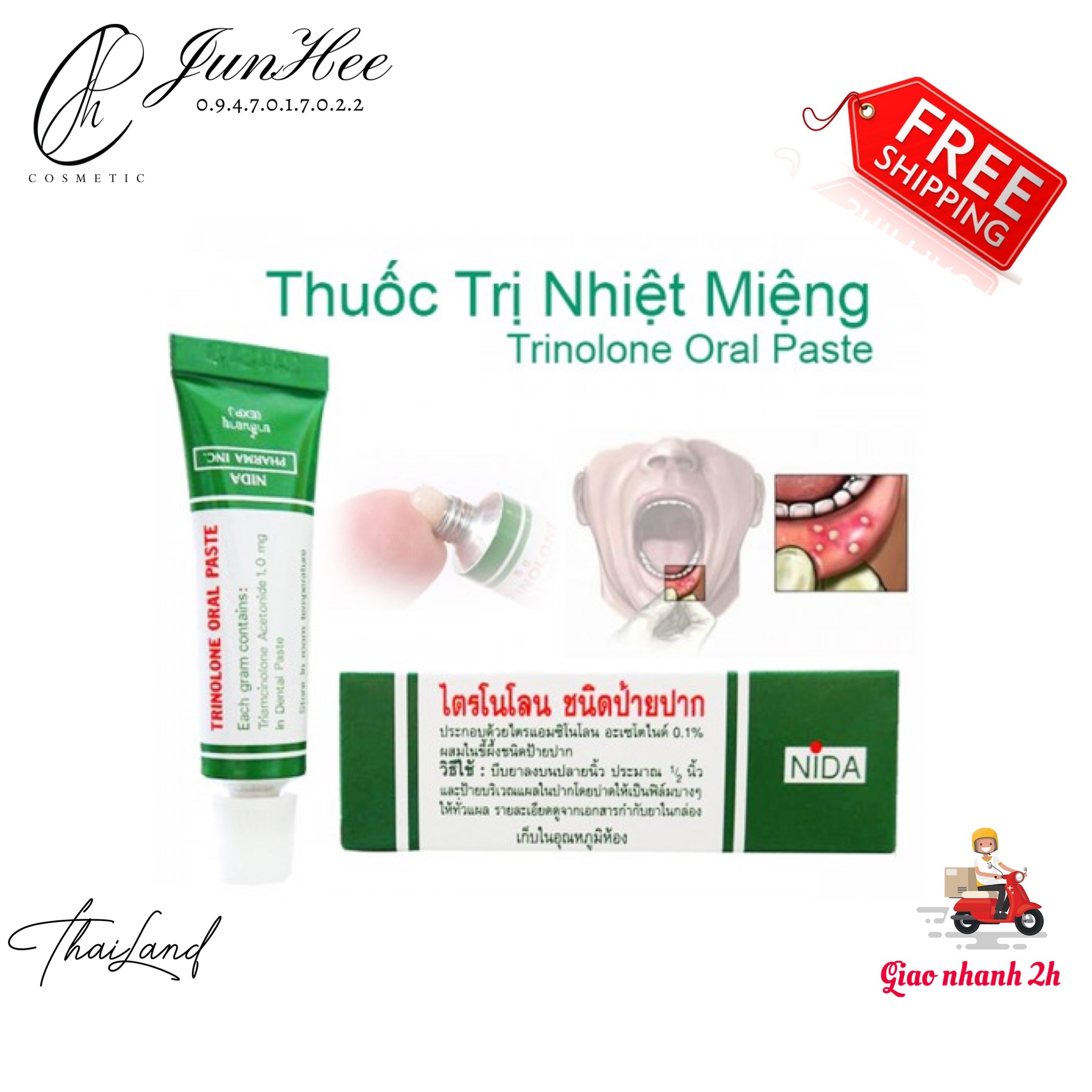Kem bôi nhiệt miệng ThaiLand
