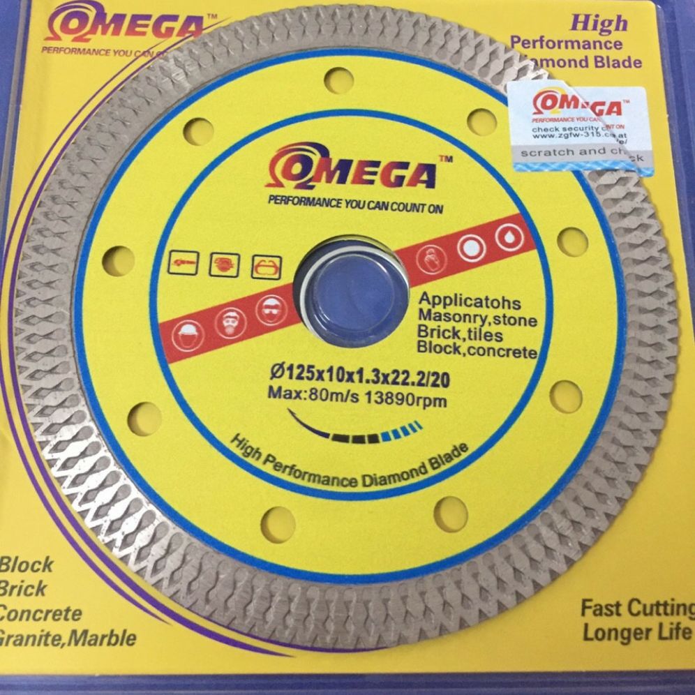 Lưỡi cắt đá hoa cương, marble, gạch bóng kính, kim sa , một tấc 2 (125mm) congo 10 v